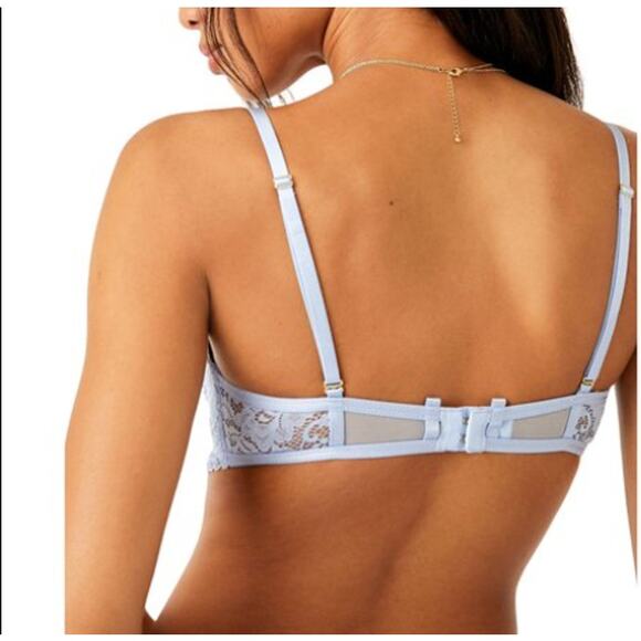 NWT Free People Intimately FP Maya Underwire Convertible Bra in Blue Size 32D - Picture 3 of 5
